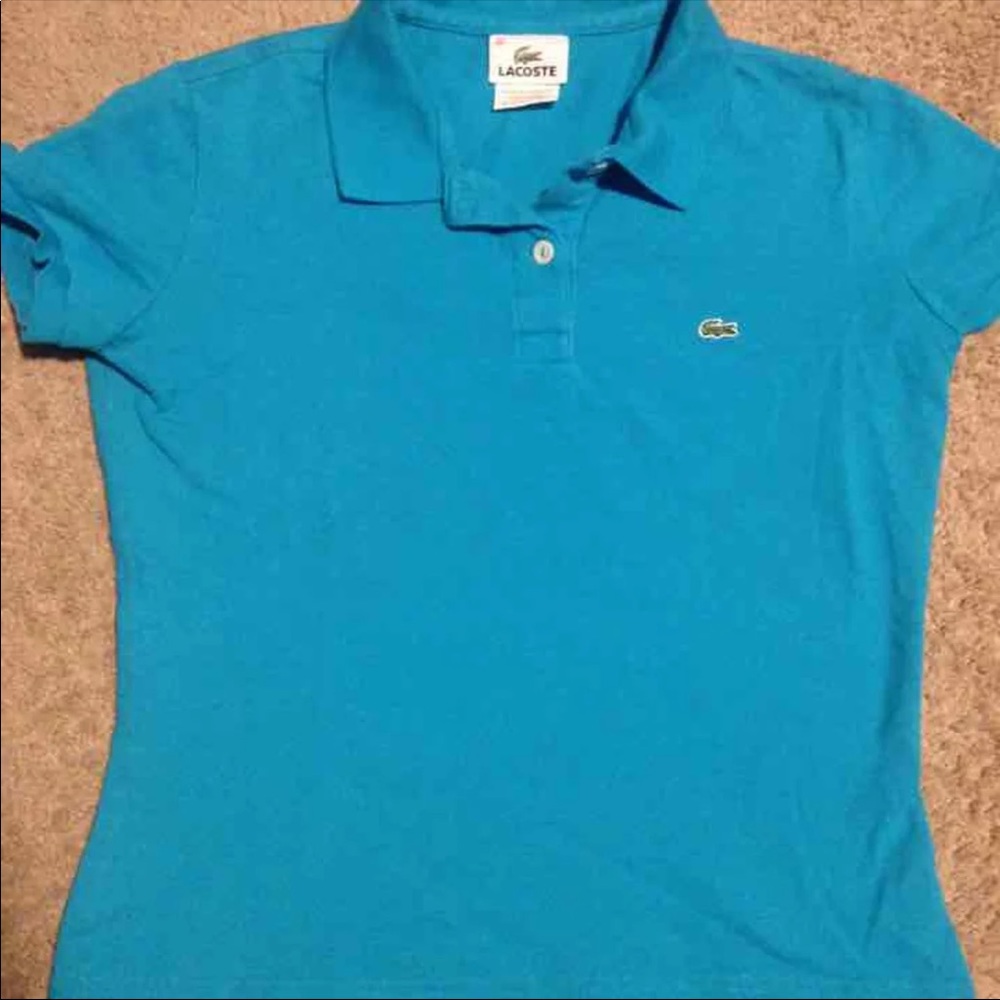 Lacoste turquoise polo
